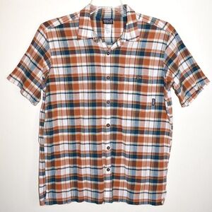 Patagonia A/C Organic Cotton Plaid Button Down Shirt